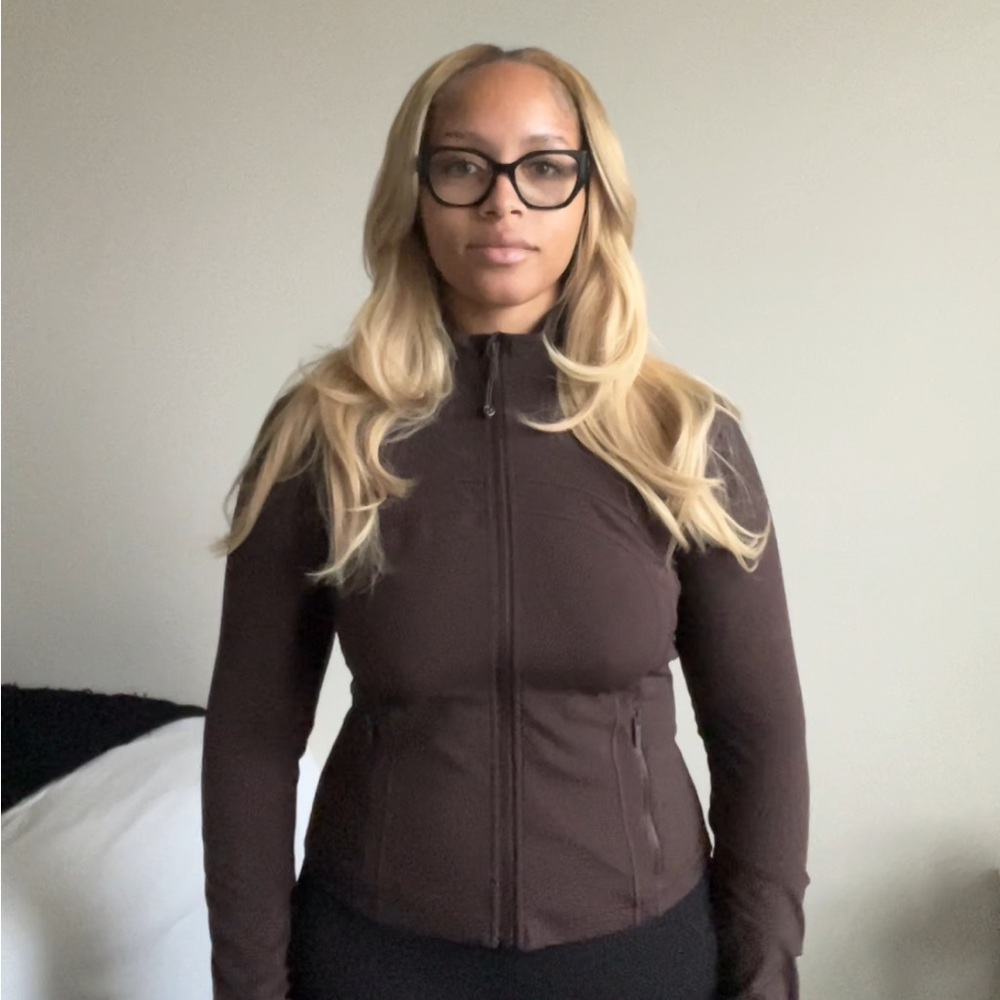 lululemon athletica Espresso Cropped Define Jacket